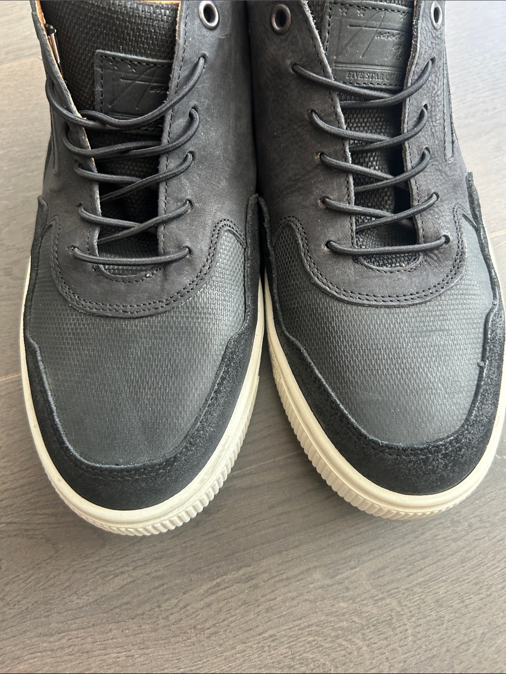 Bullboxer Black Leather Low Top Sneakers Men Size 11 - Picture 15 of 15